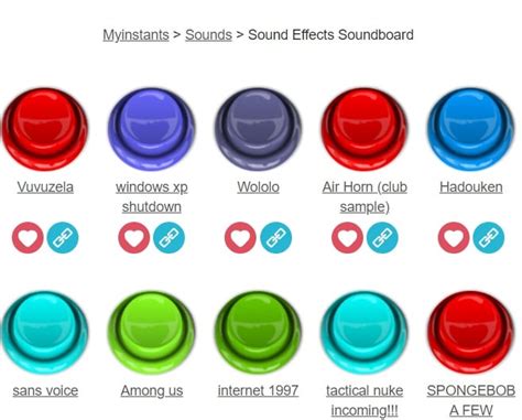 my instants sound effects.
